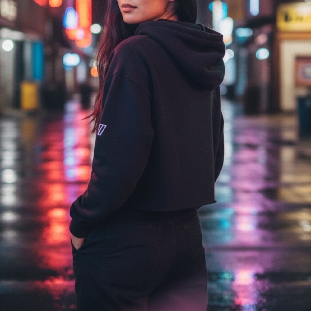 DKNY New York Knicks Crop Hoodie | SIZE S - Picture 2 of 7